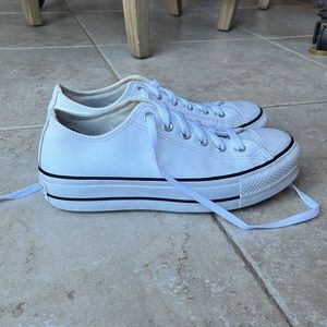 White low top converse